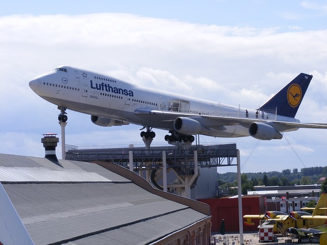 Lufthansa vliegtuig