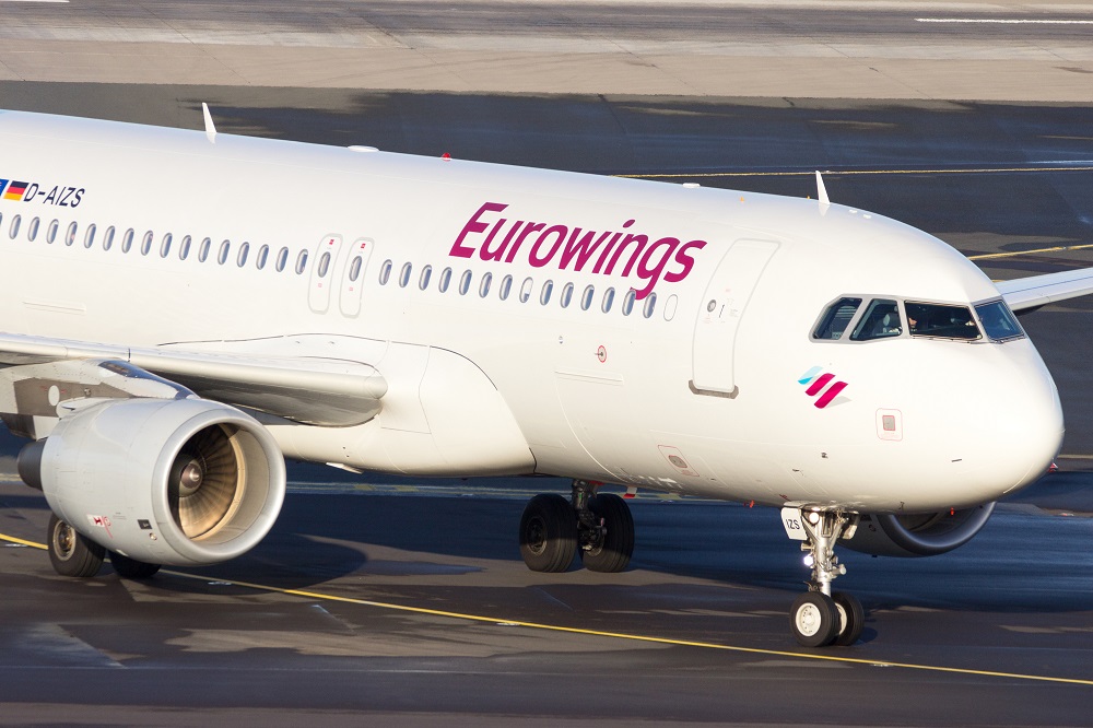 eurowings flugzeug streik
