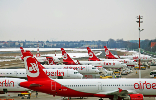 Flugausfälle aufgrund von Krankmeldungen bei Air Berlin