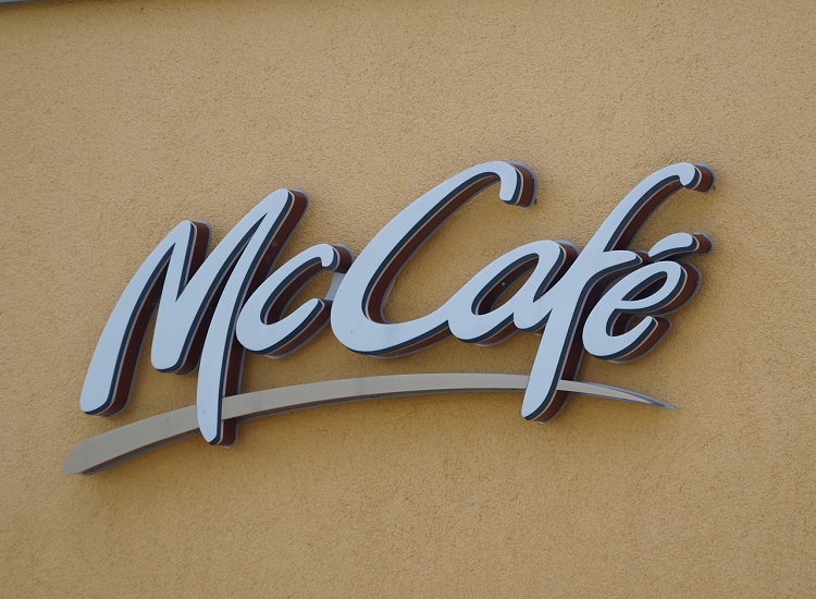 McCAfe sign