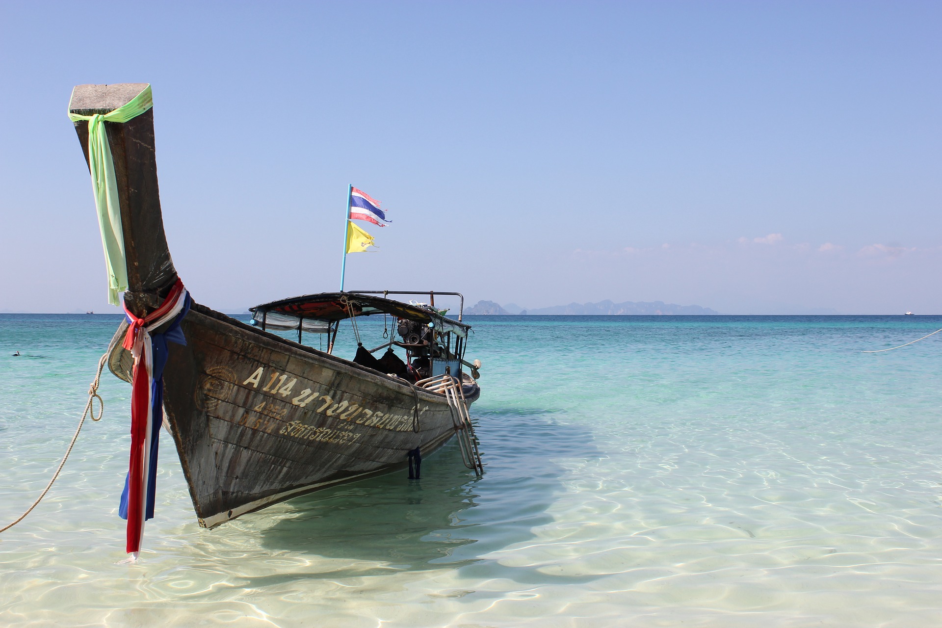 Thailand Boot Wasser Strand