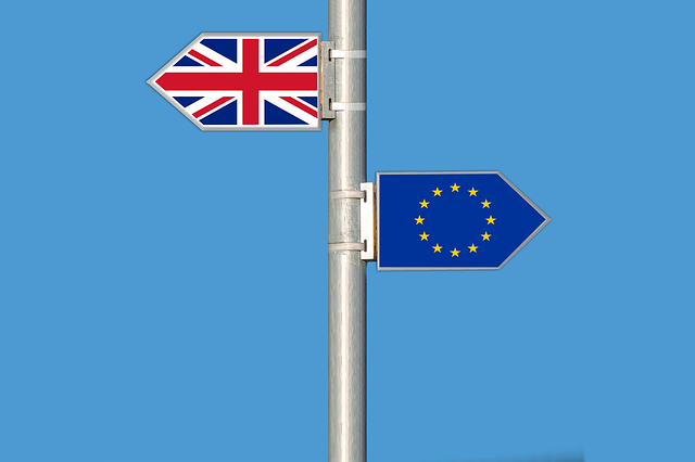 Brexit: The UK and EU flag