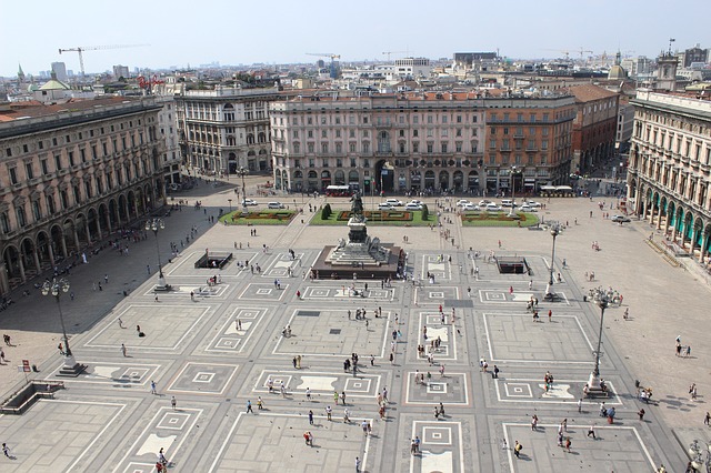 square in Milan