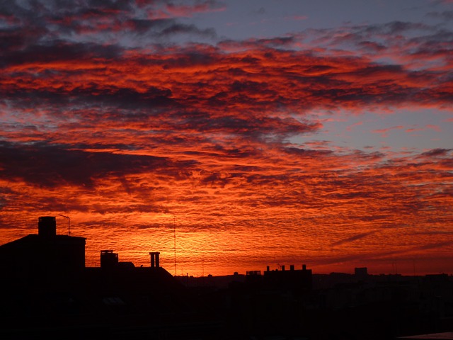 Madrid Sonnenuntergang