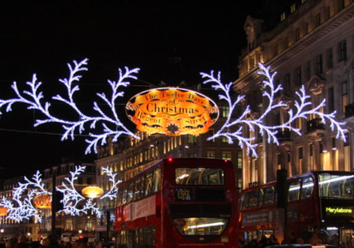 Lumières de Noël Londres