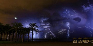 Vuelos desviados desde el aeropuerto de Málaga por la tormenta