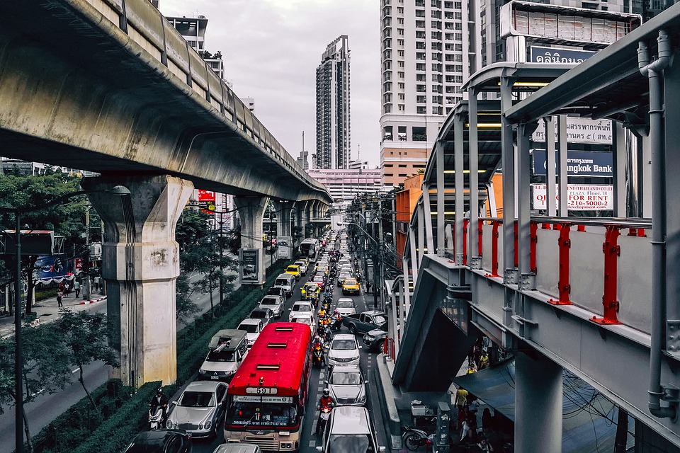 Verkehrsstau in Bangkok