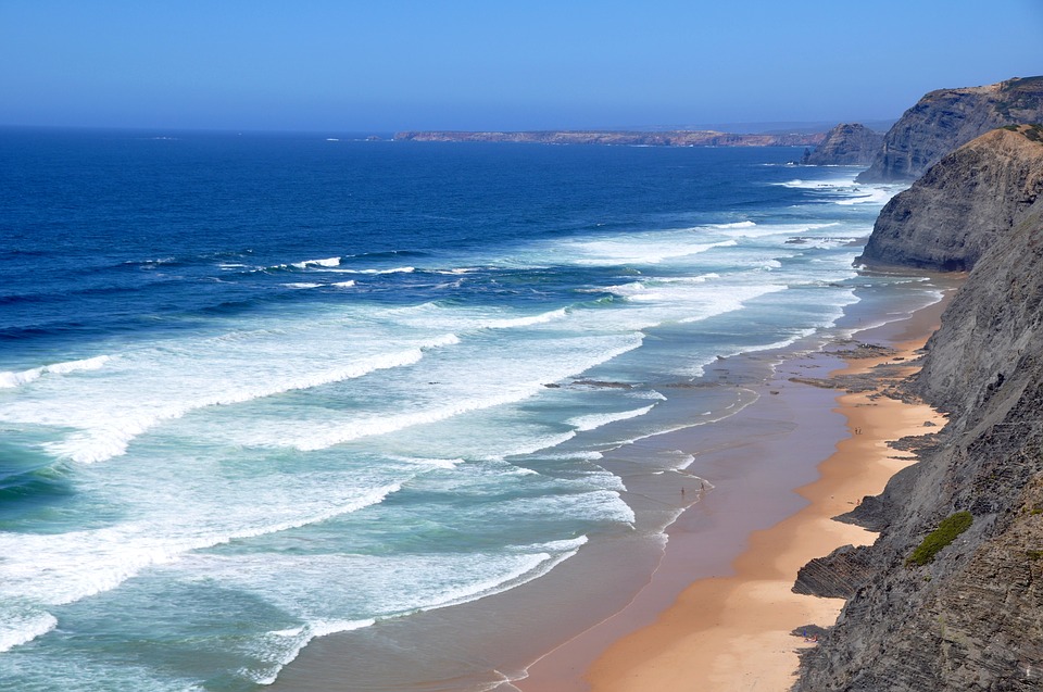 Portugal Küste mit Sandstrand