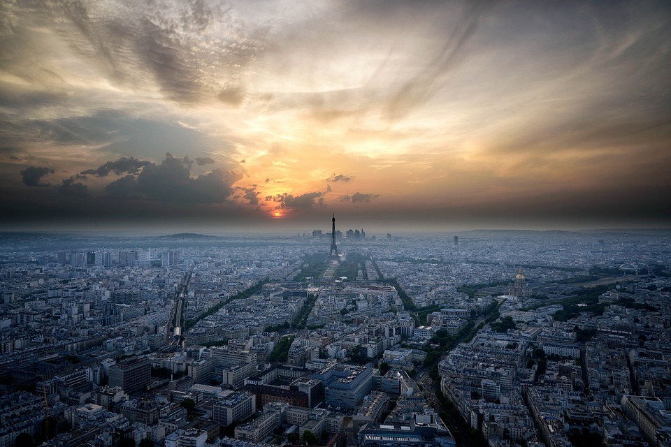 Paris, Frankreich, Sicht auf Eifelturm