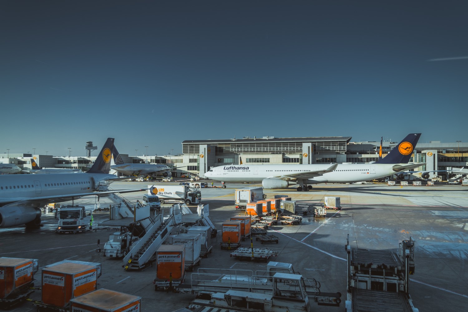 Frankfurt is one of the busiest airports in Europe