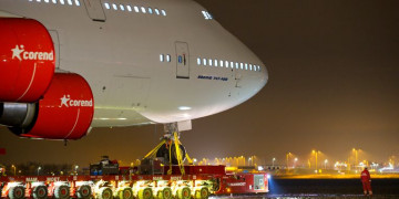 Corendon zet Boeing 747-400 in achtertuin Corendon Village te Badhoevedorp