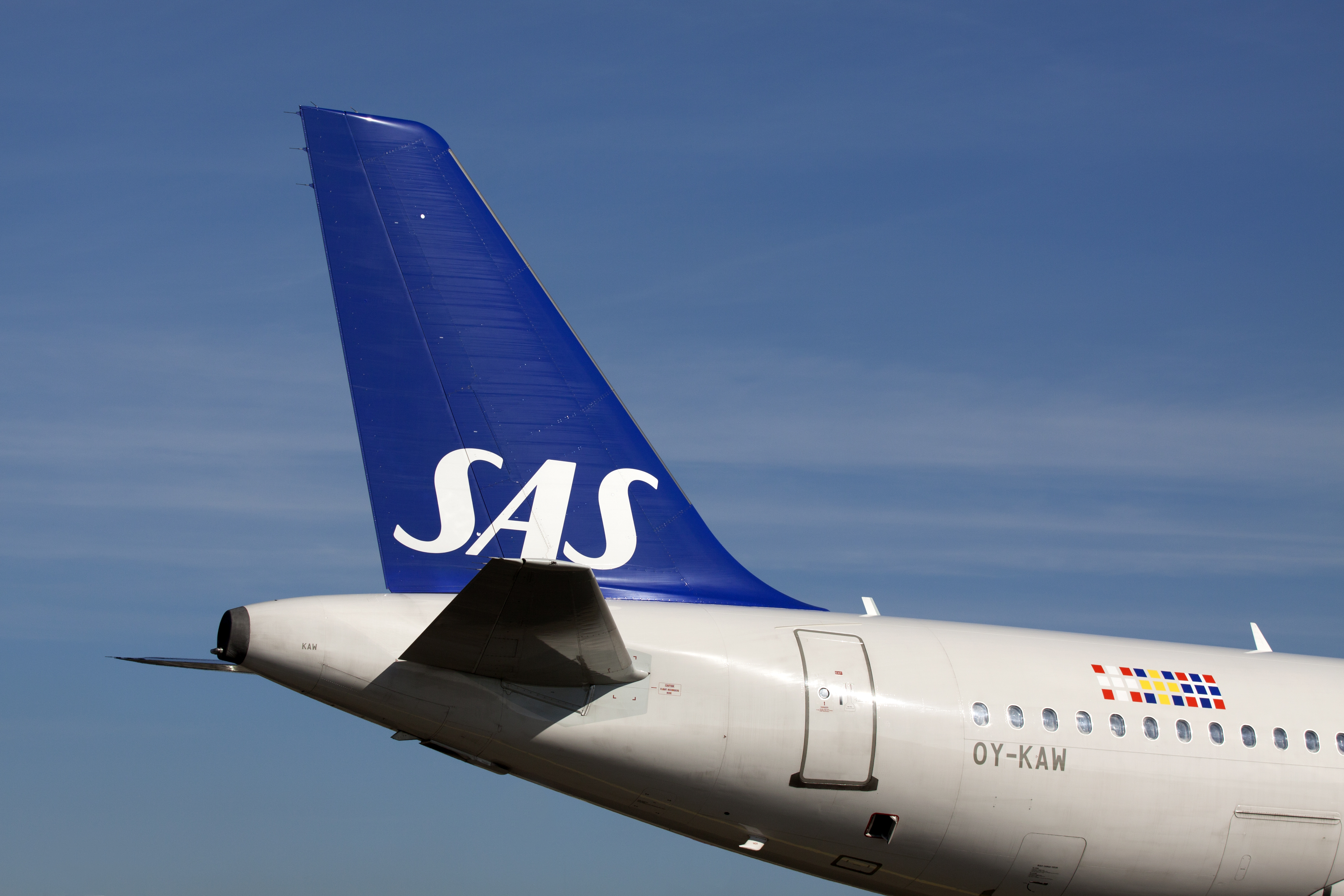 SAS, Scandinavian Airlines, SAS vliegtuig