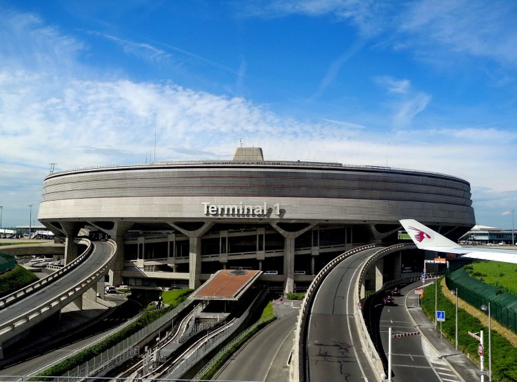 Charles De Gaulle Terminal 1, the 10th biggest airport in the world