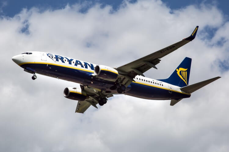 Top 8 des plus grandes compagnies aériennes en Europe : 2 Ryanair