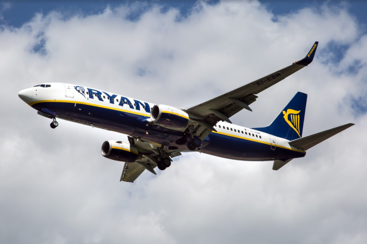 Flug verspätet Ryanair Flugzeug