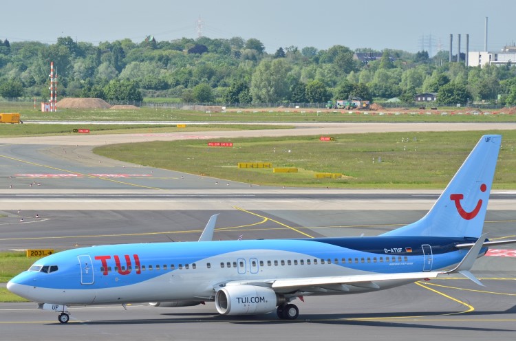 TUIfly TUI Flugzeug Flug verspätet