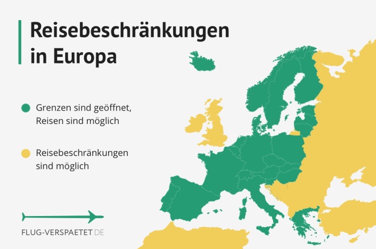 Reisebeschränkungen Europa Flug-verspaetet.de